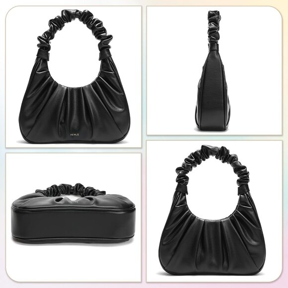 Mini Purses Cloud Design Handbags Cute Shoulder Bag Black - Picture 5 of 6